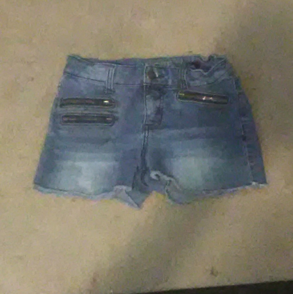 Blue jean shorts